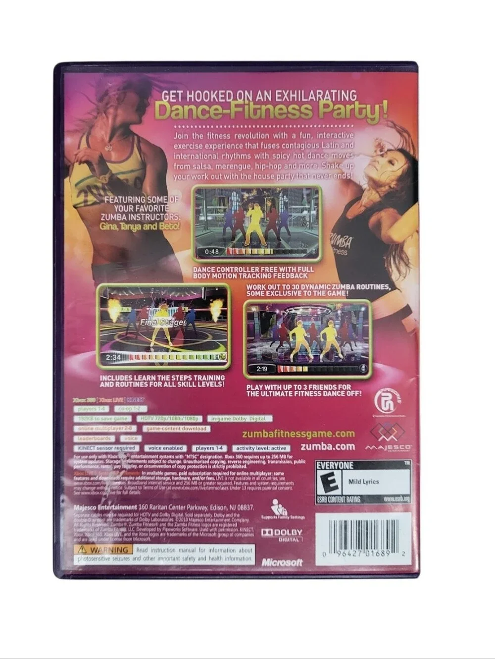 Zumba Fitness (Xbox 360) – Kinect Required